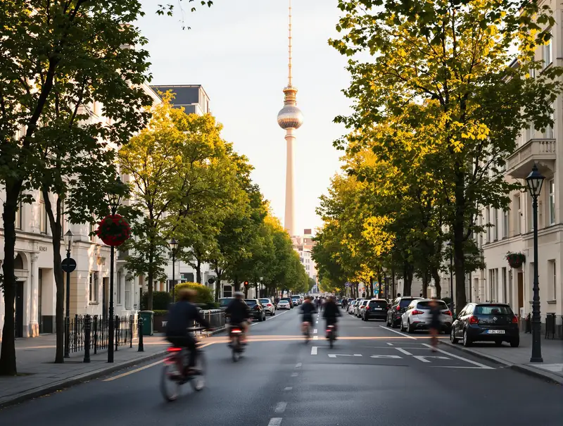 Straßenszene in Berlin